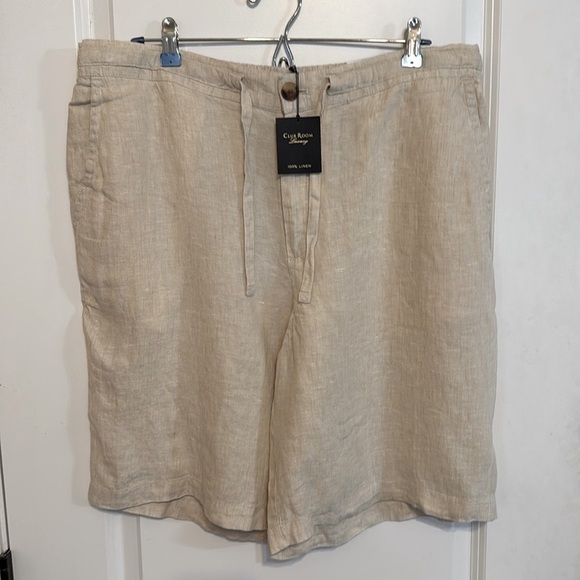 NWT Club room Men's Luxury Linen 9" Drawstring Shorts
Size XL - Picture 3 of 7